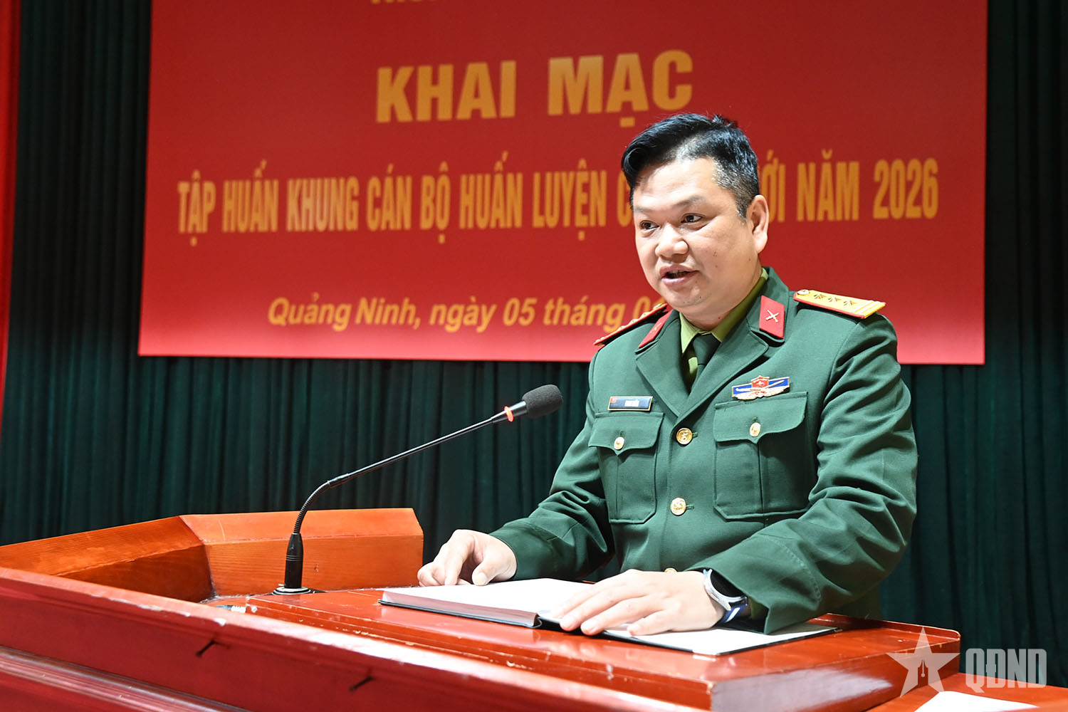 Trung đoàn 244 (Bộ CHQS tỉnh Quảng Ninh): Khai mạc tập huấn khung cán bộ huấn luyện chiến sĩ mới năm 2026